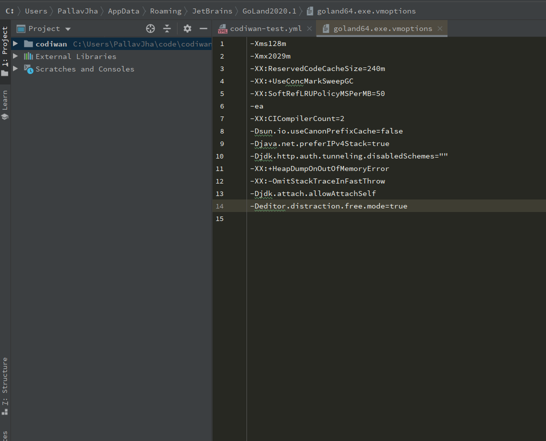 intellij goland